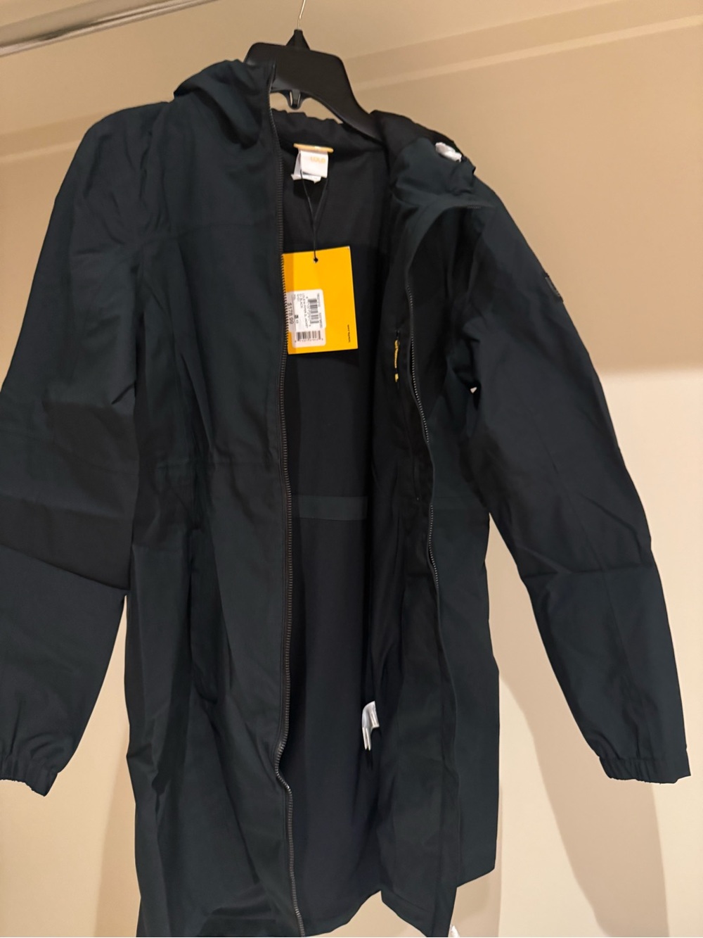 Womens lole Hooded Lightweight packable rain Jacket